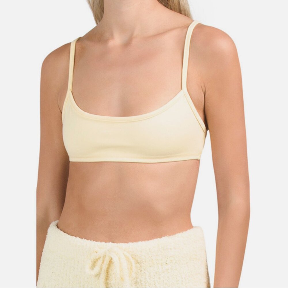 WeWoreWhat Crop Top & Fuzzy Shorts 2 Pc Set